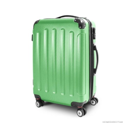 E-hurtownia Walizka podróżna ABS STRIPES rozmiar XL Zielony E-hurtownia Walizka podróżna ABS STRIPES rozmiar XL Zielony