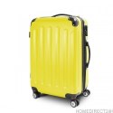 E-hurtownia Walizka podróżna ABS STRIPES rozmiar XL Żółty