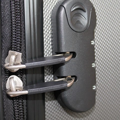 E-hurtownia Walizka podróżna ABS WAVE rozmiar XL Ciemny szary E-hurtownia Walizka podróżna ABS WAVE rozmiar XL Ciemny szary