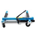 Bituxx Wózek manewrowy hydrauliczny pod koła 4 sztuki niebieski