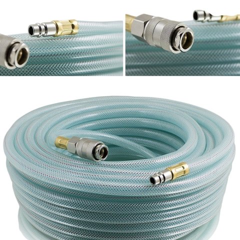 E-hurtownia Wąż Pneumatyczny 10m 1/4 Cala PVC Wytrzymały Ciśnienie do 20 Bar E-hurtownia Wąż Pneumatyczny 10m 1/4 Cala PVC Wytrzymały Ciśnienie do 20 Bar