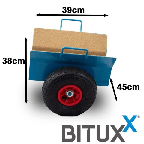 Bituxx W贸zek Transportowy z Regulacj膮 do P艂yt OSB GK MDF 275 kg Ko艂a 26 cm Bituxx W贸zek Transportowy z Regulacj膮 do P艂yt OSB GK MDF 275 kg Ko艂a 26 cm