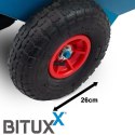 Bituxx Wózek Transportowy z Regulacją do Płyt OSB GK MDF 275 kg Koła 26 cm