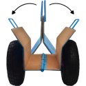 Bituxx Wózek Transportowy z Regulacją do Płyt OSB GK MDF 275 kg Koła 26 cm