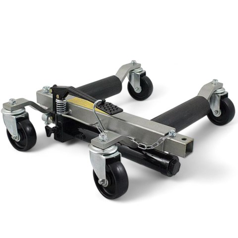 Bituxx Wózki manewrowe pod koła z podnośnikiem hydraulicznym 4 szt. 680 kg Stalowe Bituxx Wózki manewrowe pod koła z podnośnikiem hydraulicznym 4 szt. 680 kg Stalowe