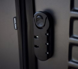 Bituxx ZAMBA ZESTAW DWÓCH CZARNYCH WALIZEK XL + M
