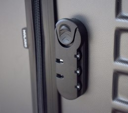 Bituxx ZAMBA ZESTAW DWÓCH SZARYCH WALIZEK XL + L