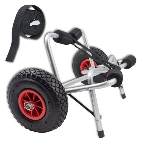 E-hurtownia Wózek Transportowy do KAJAKA Pontonu ŁODZI DESKI SUP Składany Udźwig 70kg E-hurtownia Wózek Transportowy do KAJAKA Pontonu ŁODZI DESKI SUP Składany Udźwig 70kg