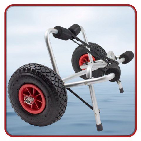 E-hurtownia Wózek Transportowy do KAJAKA Pontonu ŁODZI DESKI SUP Składany Udźwig 70kg E-hurtownia Wózek Transportowy do KAJAKA Pontonu ŁODZI DESKI SUP Składany Udźwig 70kg