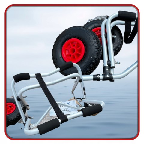 E-hurtownia Wózek Transportowy do KAJAKA Pontonu ŁODZI DESKI SUP Składany Udźwig 70kg E-hurtownia Wózek Transportowy do KAJAKA Pontonu ŁODZI DESKI SUP Składany Udźwig 70kg