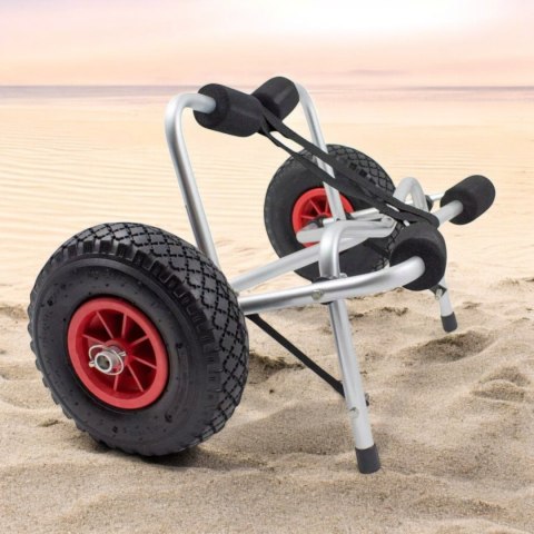 E-hurtownia Wózek Transportowy do KAJAKA Pontonu ŁODZI DESKI SUP Składany Udźwig 70kg E-hurtownia Wózek Transportowy do KAJAKA Pontonu ŁODZI DESKI SUP Składany Udźwig 70kg