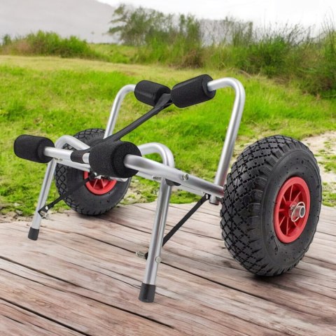 E-hurtownia Wózek Transportowy do KAJAKA Pontonu ŁODZI DESKI SUP Składany Udźwig 70kg E-hurtownia Wózek Transportowy do KAJAKA Pontonu ŁODZI DESKI SUP Składany Udźwig 70kg