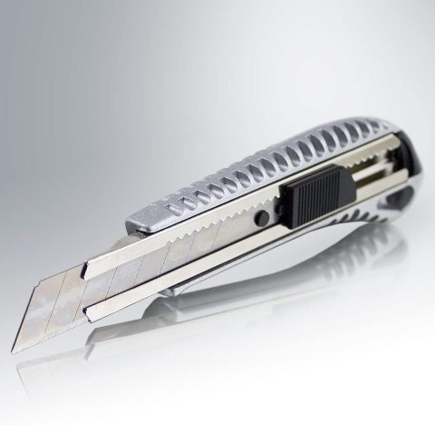 Bituxx Zestaw 10 noży aluminiowych do cięcia + 10 sztuk wymiennych ostrz Bituxx Zestaw 10 noży aluminiowych do cięcia + 10 sztuk wymiennych ostrz