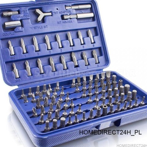E-hurtownia Zestaw bitów bity końcówki wkrętakowe torx 100szt E-hurtownia Zestaw bitów bity końcówki wkrętakowe torx 100szt