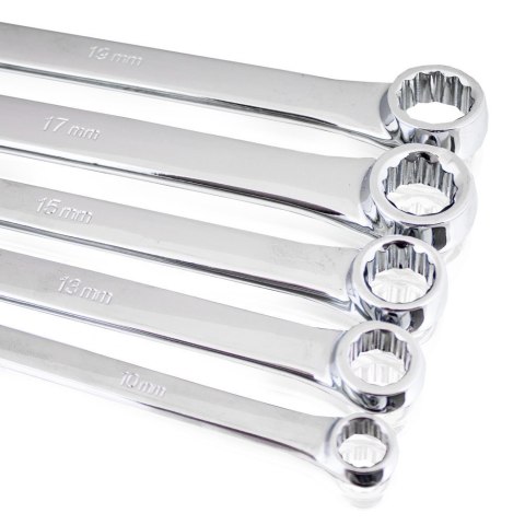 Bituxx Zestaw Kluczy Oczkowych 233-410mm 8-19mm 5 Elementów Bituxx Zestaw Kluczy Oczkowych 233-410mm 8-19mm 5 Elementów