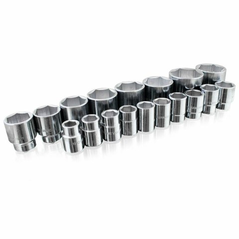 Bituxx Zestaw kluczy nasadowych 19-60mm z grzechotką 23 elementy Bituxx Zestaw kluczy nasadowych 19-60mm z grzechotką 23 elementy