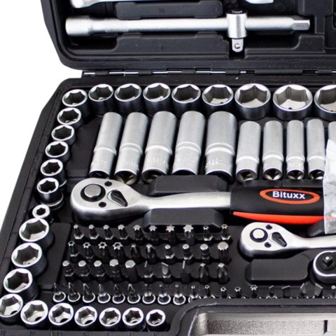 Bituxx Zestaw narzędzi podręczny w walizce 215 elementów Klucze TORX + Grzechotki Bituxx Zestaw narzędzi podręczny w walizce 215 elementów Klucze TORX + Grzechotki