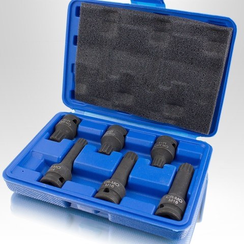 E-hurtownia Zestaw kluczy udarowych XZN 1/2" E-hurtownia Zestaw kluczy udarowych XZN 1/2"