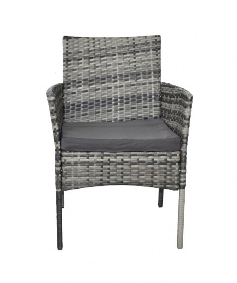 LACESTONE Zestaw Mebli Rattanowych 2 Fotele Stolik Sofa Technorattan Szary Bituxx LACESTONE Zestaw Mebli Rattanowych 2 Fotele Stolik Sofa Technorattan Szary Bituxx