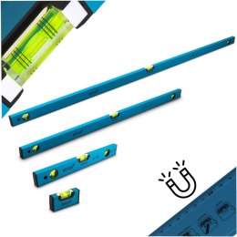 Bituxx Zestaw Poziomic Aluminiowych Bituxx 40cm 100cm 150cm Gratis Poziomica 10cm