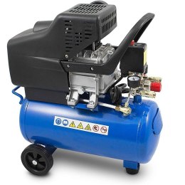 E-hurtownia ZESTAW Sprężarka 24L 1500W 8 Bar +Akcesoria 8 elementów