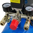 E-hurtownia ZESTAW Sprężarka 24L 1500W 8 Bar +Akcesoria 8 elementów