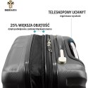 Bituxx ZESTAW WALIZEK M L XL SIWE WALIZKI