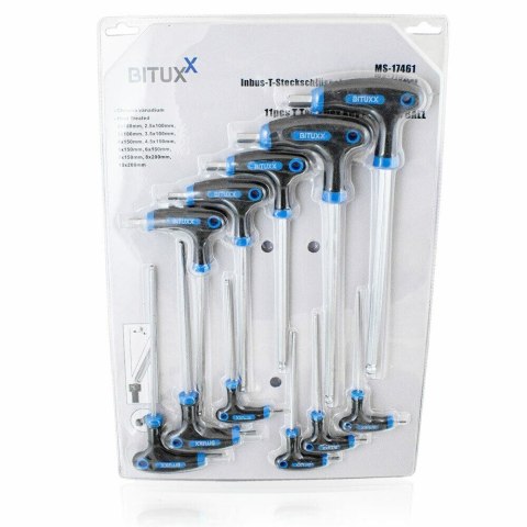 Bituxx Zestaw Śrubokrętów TORX Imbusy TYP T 20el. Bituxx Zestaw Śrubokrętów TORX Imbusy TYP T 20el.