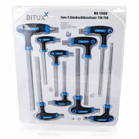 Bituxx Zestaw Śrubokrętów TORX Imbusy TYP T 20el. Bituxx Zestaw Śrubokrętów TORX Imbusy TYP T 20el.
