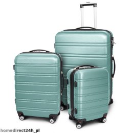 E-hurtownia Zestaw walizek podróżnych ABS LINE Miętowy
