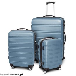 E-hurtownia Zestaw walizek podróżnych ABS LINE Turkusowy