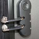 E-hurtownia Zestaw walizek podróżnych ABS STRIPES Biały