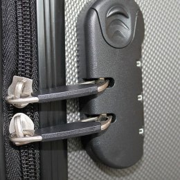 E-hurtownia Zestaw walizek podróżnych ABS STRIPES Błękitny