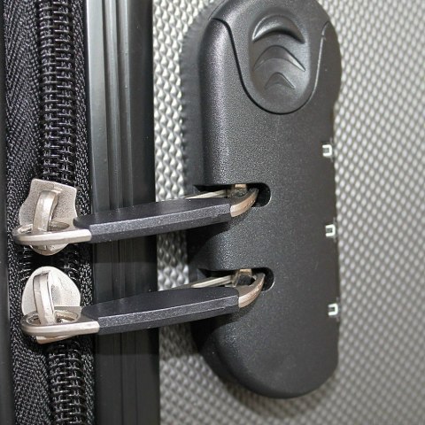 E-hurtownia Zestaw walizek podróżnych ABS STRIPES Brązowy E-hurtownia Zestaw walizek podróżnych ABS STRIPES Brązowy