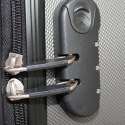 E-hurtownia Zestaw walizek podróżnych ABS STRIPES Miętowy