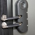 E-hurtownia Zestaw walizek podróżnych ABS STRIPES Niebieski