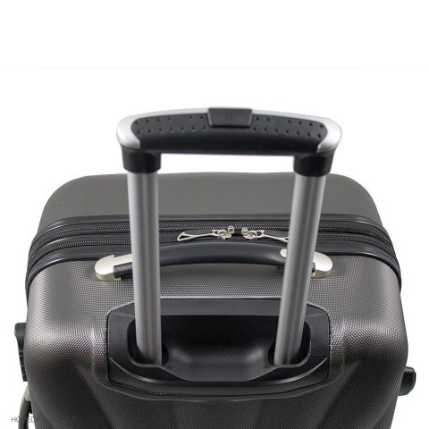 E-hurtownia Zestaw walizek podróżnych ABS WAVE M,L,XL Beżowy E-hurtownia Zestaw walizek podróżnych ABS WAVE M,L,XL Beżowy