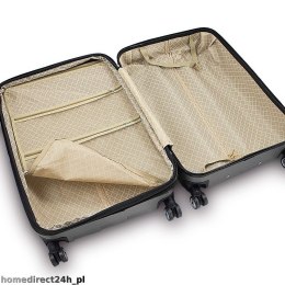 E-hurtownia Zestaw walizek podróżnych ABS WAVE M L XL Czarny