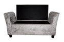 Bituxx Złota sofa pufa Ostern średnia